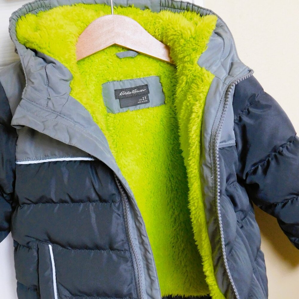 Eddie Bauer Down Filled Toddler Boys' Jacket - Picture 3 of 5